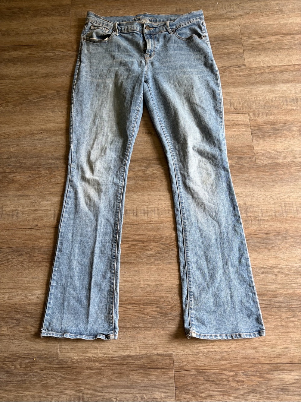 Old Navy Light Blue Flare Jeans for Women